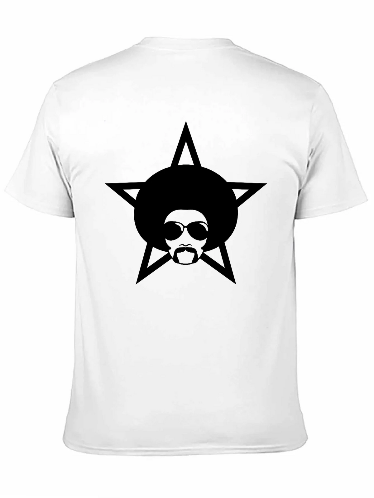 Afro Star Graphic Black T-Shirt product image 2