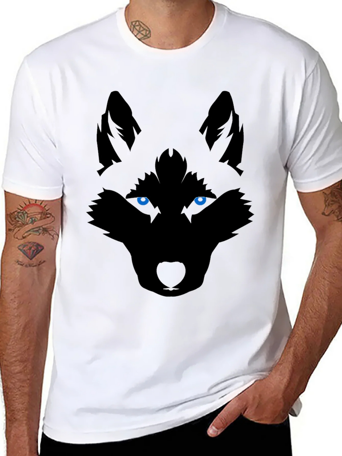 Wolf Graphic T-Shirt - Bold Animal Print product image 10