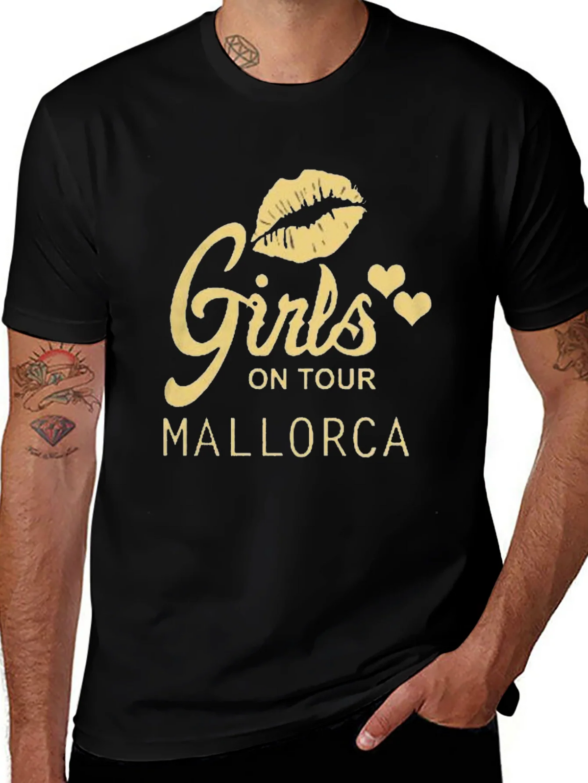 Girls On Tour Mallorca Black T-Shirt product image 1