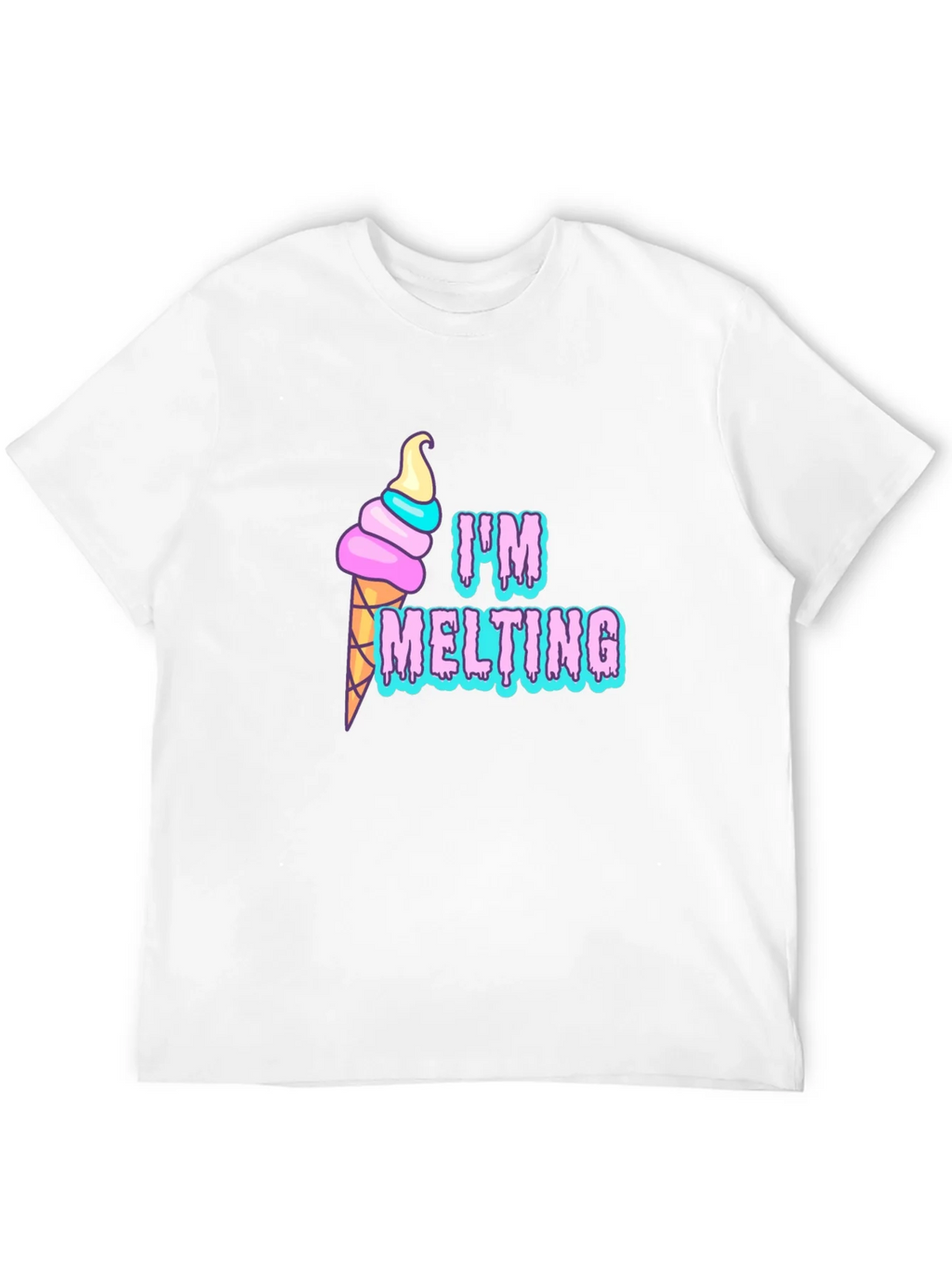 Im Melting Graphic T-Shirt - Black Tee product image 3