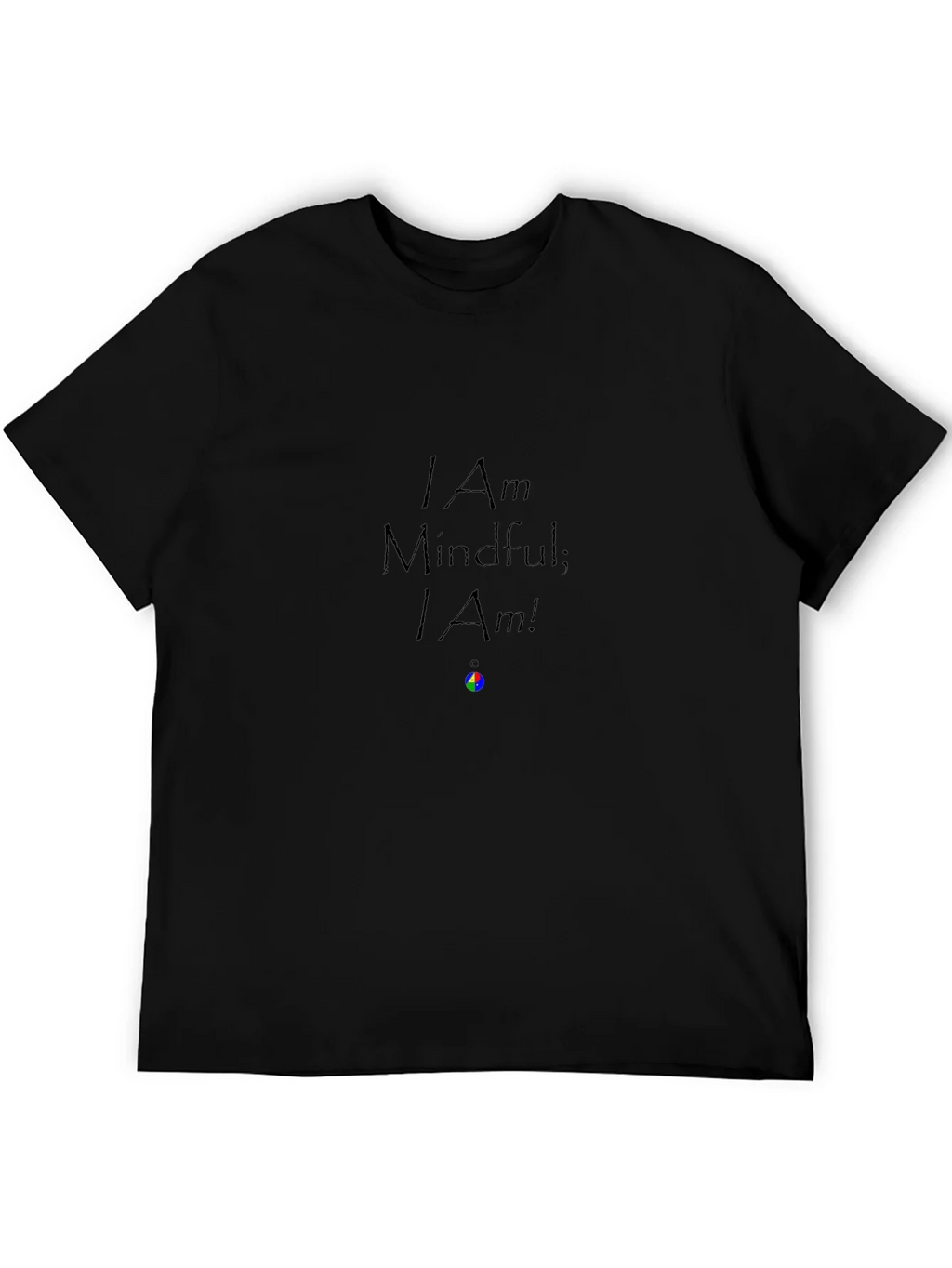 Mindful I Am T-Shirt - Black product image 8