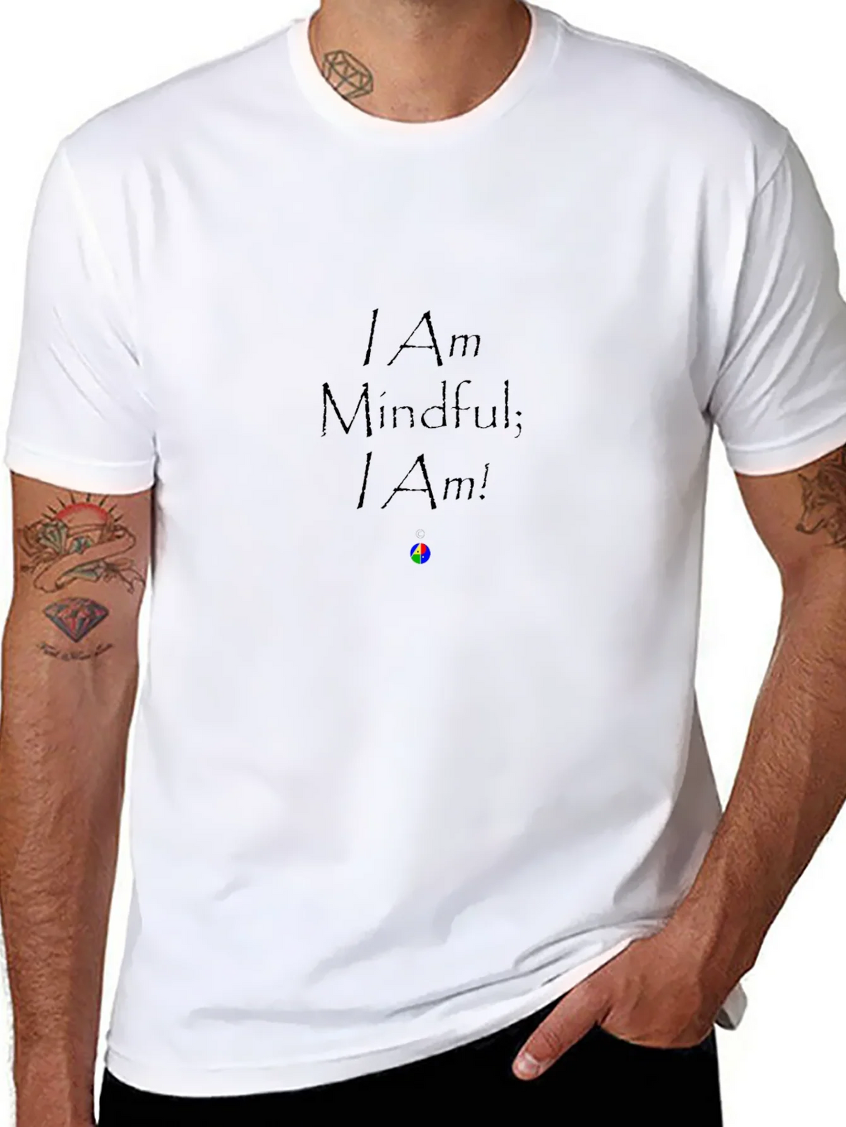 Mindful I Am T-Shirt - Black product image 10