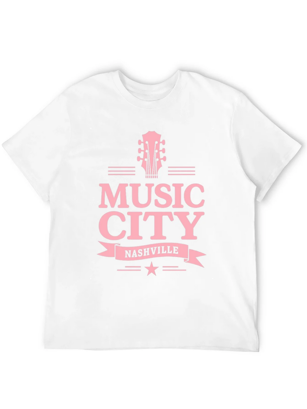 Music City Nashville Guitar Graphic Tee product image 3