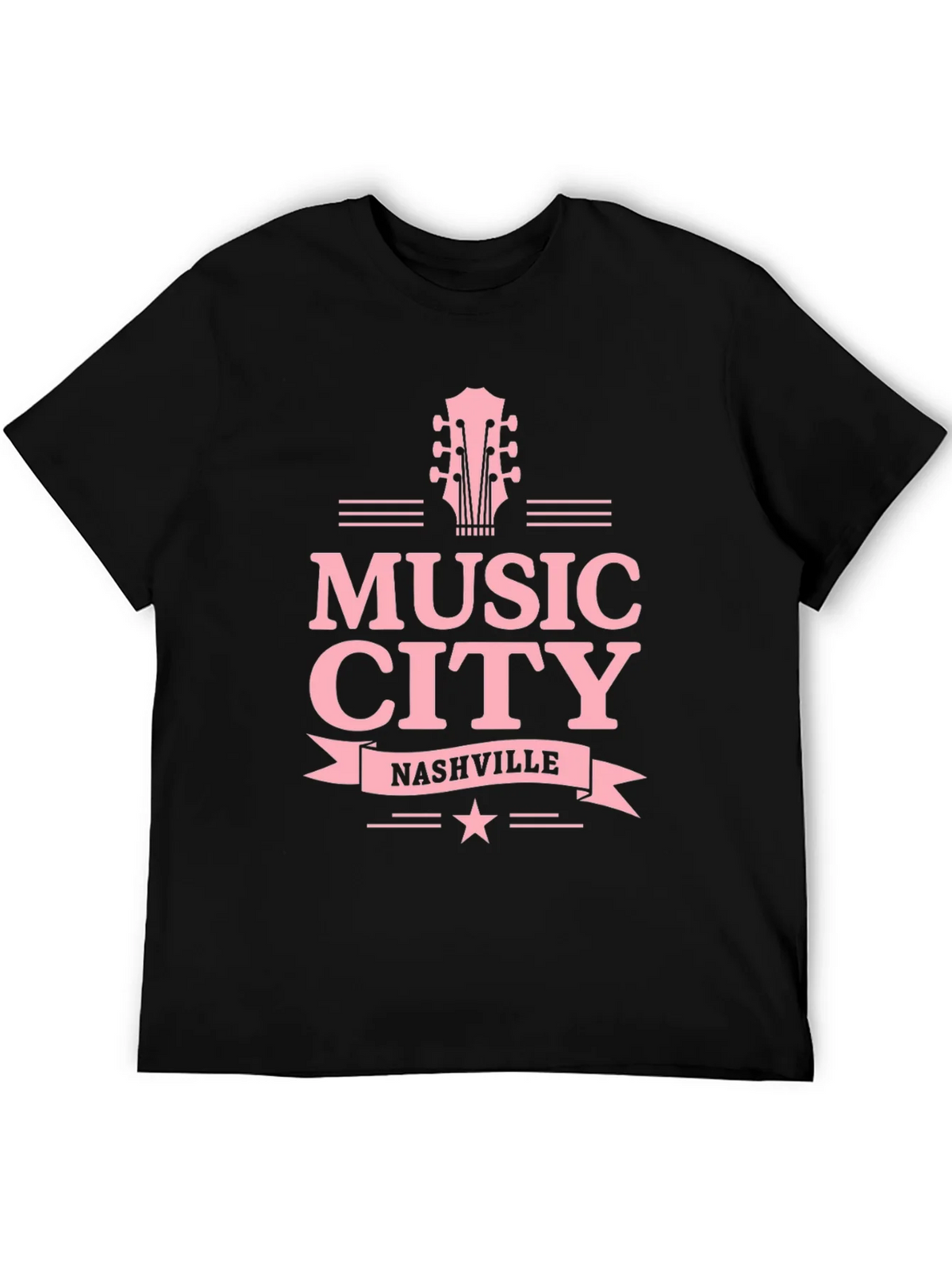 Music City Nashville Guitar Graphic Tee product image 8