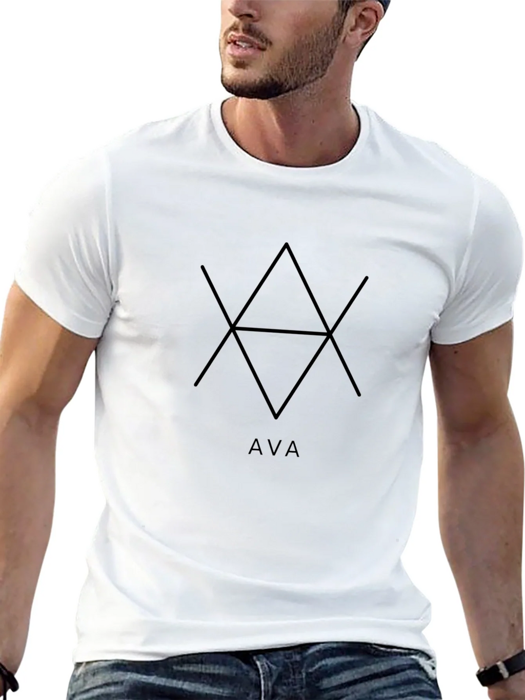 Modern Geometric Graphic T-Shirt product image 4