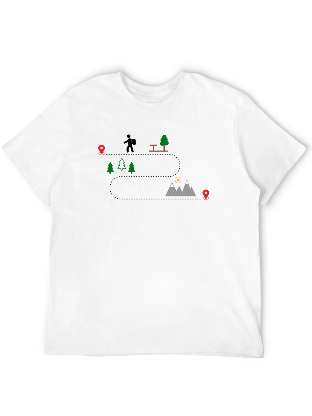Hiking Trail Graphic Tee - Adventure Awaits product image 3