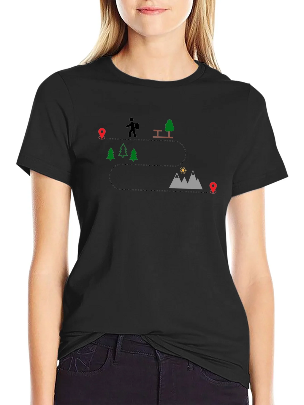 Hiking Trail Graphic Tee - Adventure Awaits product image 5