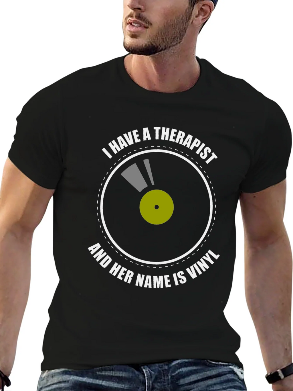 Vinyl Therapist T-Shirt: Music Lovers Comfort Tee product image 9