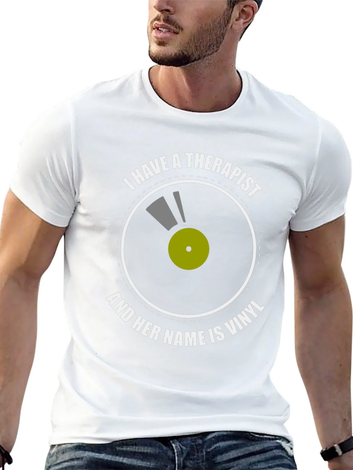 Vinyl Therapist T-Shirt: Music Lovers Comfort Tee product image 4