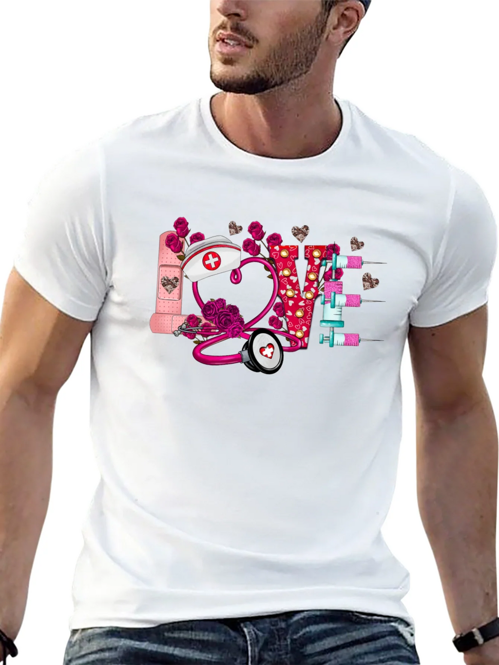 Nurse Love T-Shirt - Perfect for Healthcare Professionals product image 4