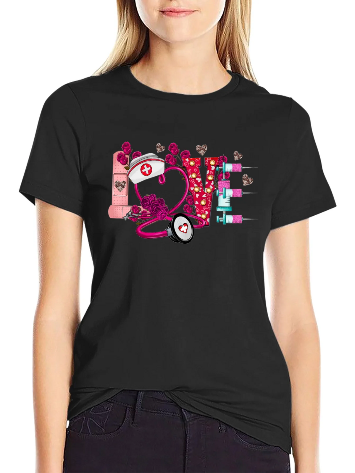 Nurse Love T-Shirt - Perfect for Healthcare Professionals product image 5