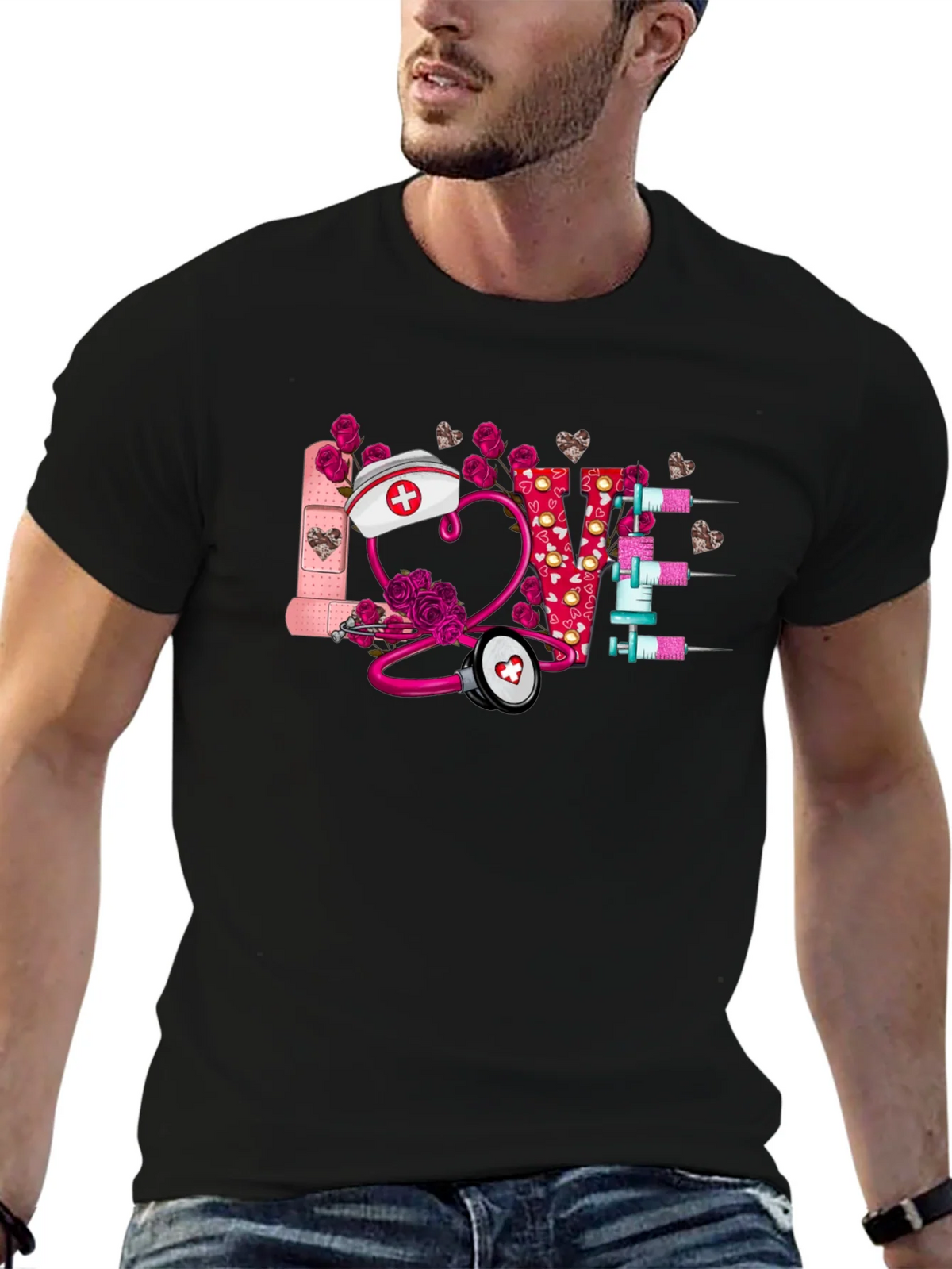 Nurse Love T-Shirt - Perfect for Healthcare Professionals product image 9