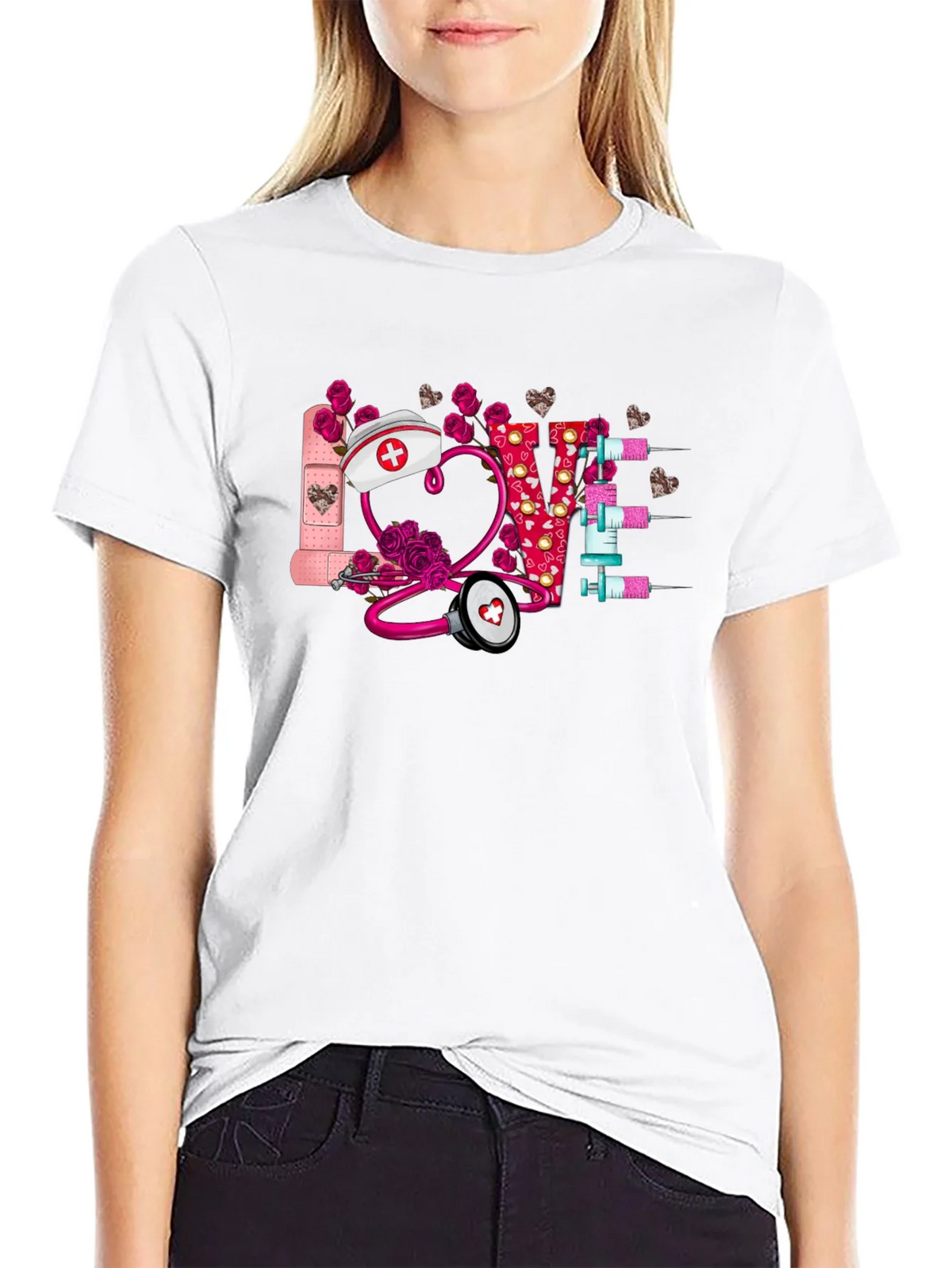 Nurse Love T-Shirt - Perfect for Healthcare Professionals product image 11