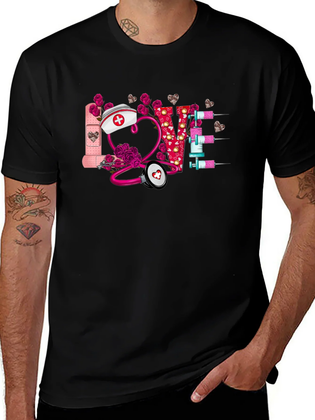 Nurse Love T-Shirt - Perfect for Healthcare Professionals product image 1