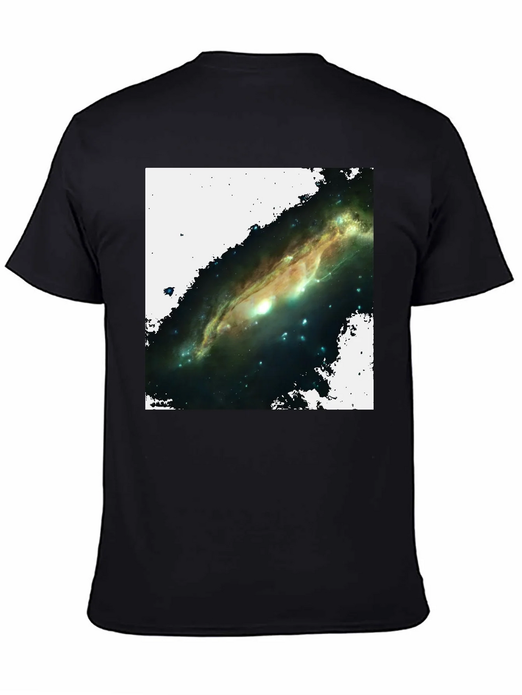 Galaxy Graphic T-Shirt - Black Cotton Blend product image 7
