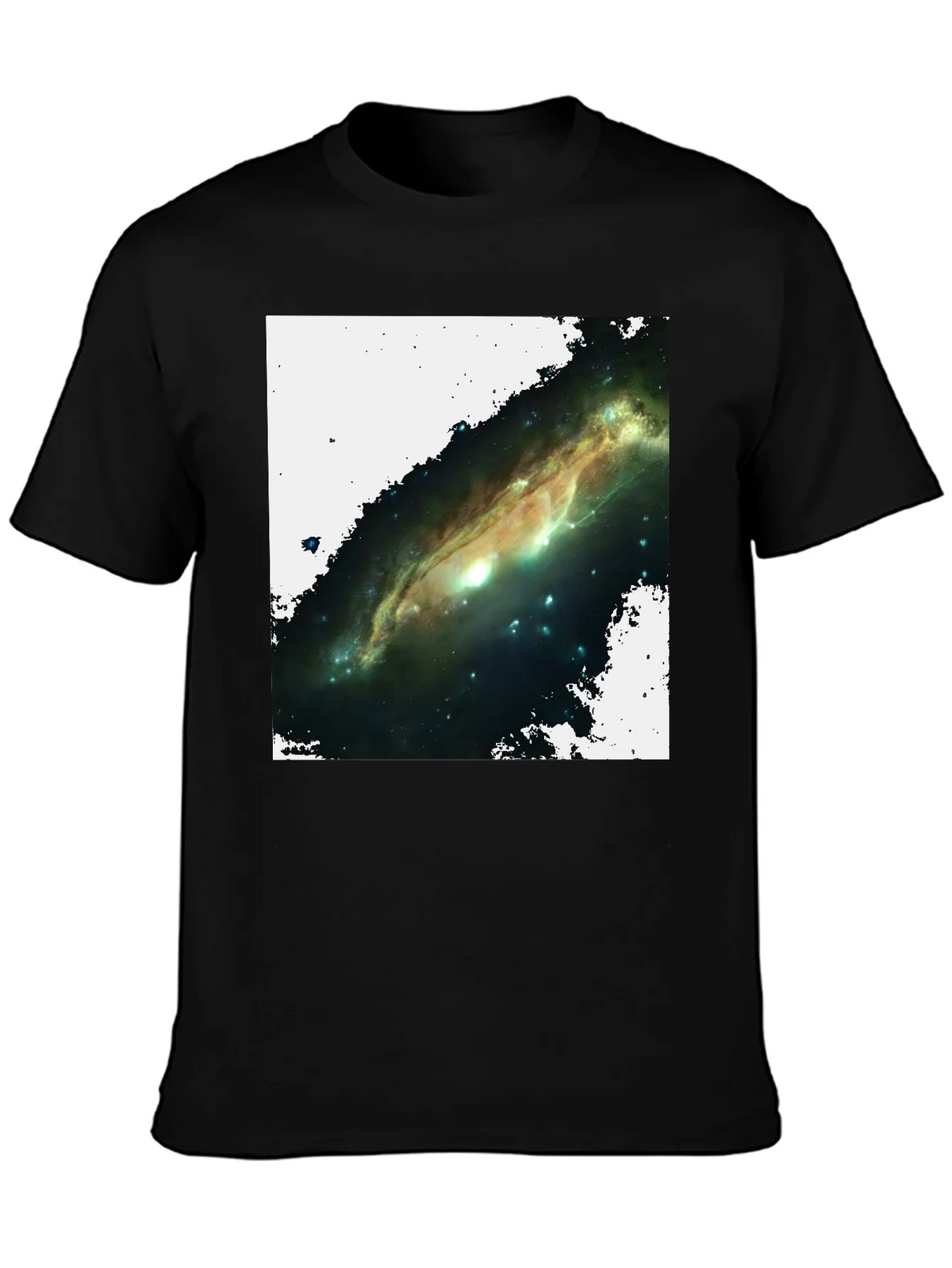 Galaxy Graphic T-Shirt - Black Cotton Blend product image 6