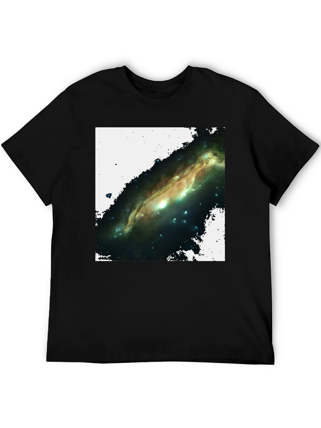 Galaxy Graphic T-Shirt - Black Cotton Blend product image 8