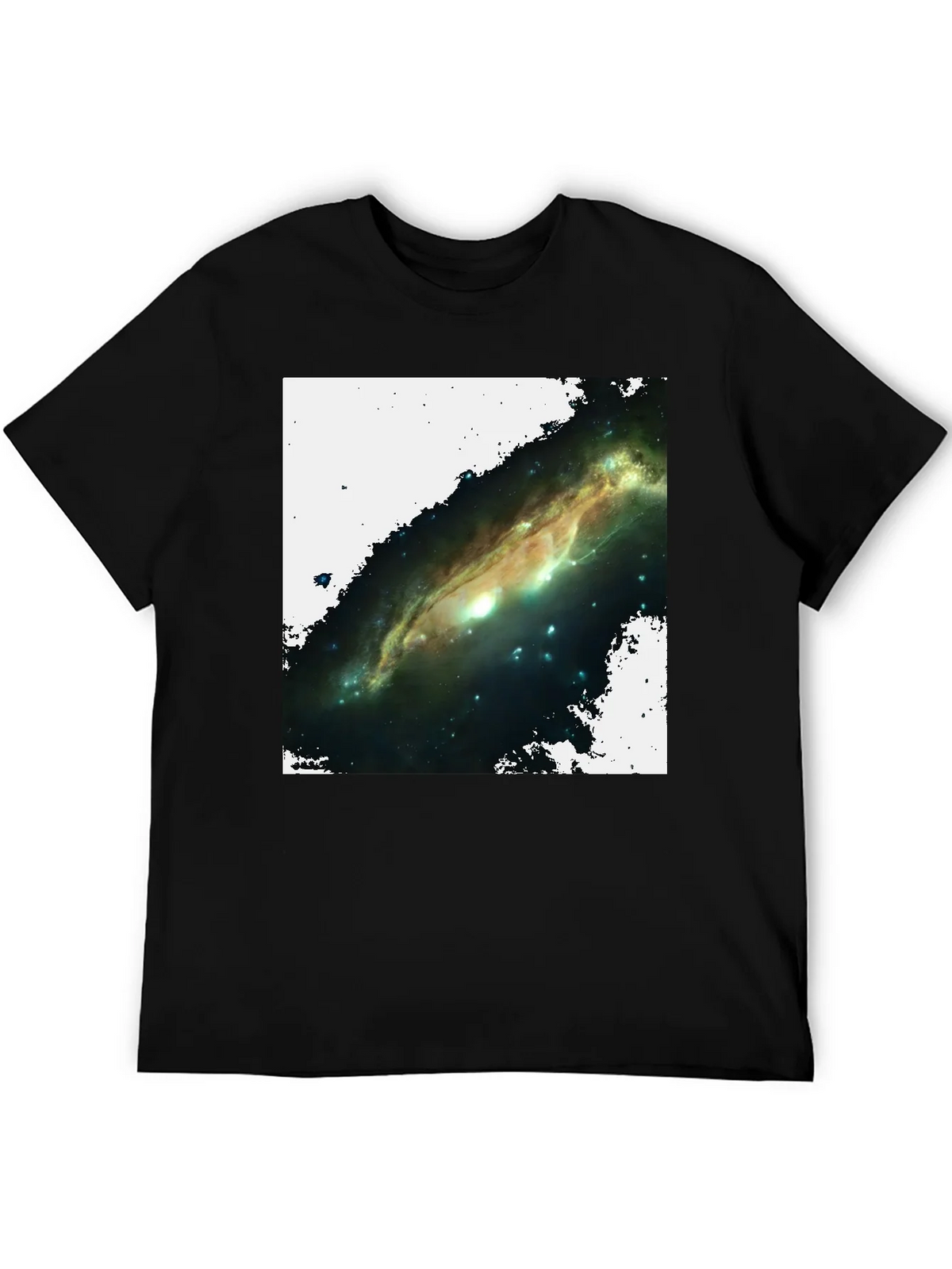 Galaxy Graphic T-Shirt - Black Cotton Blend product image 8