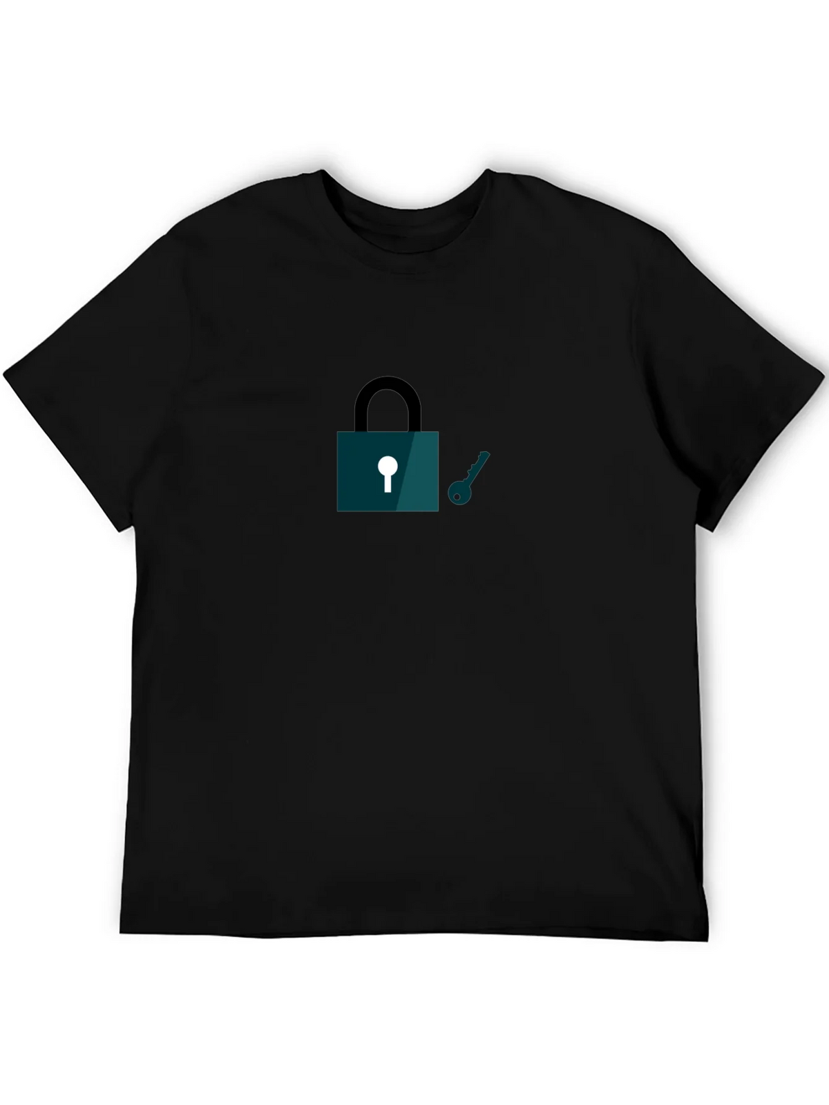 Lock and Key Graphic T-Shirt - Black product image 8