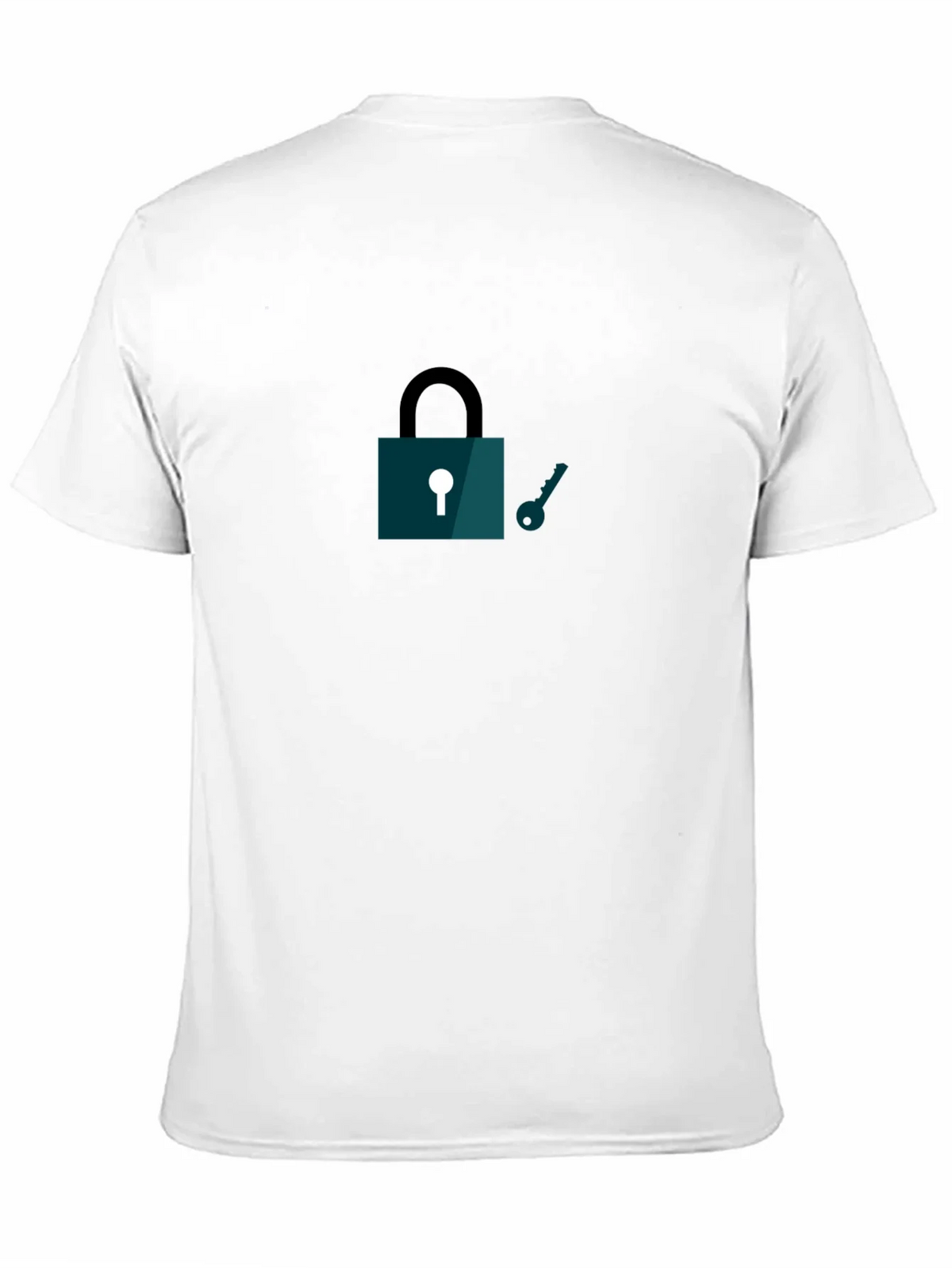 Lock and Key Graphic T-Shirt - Black product image 2