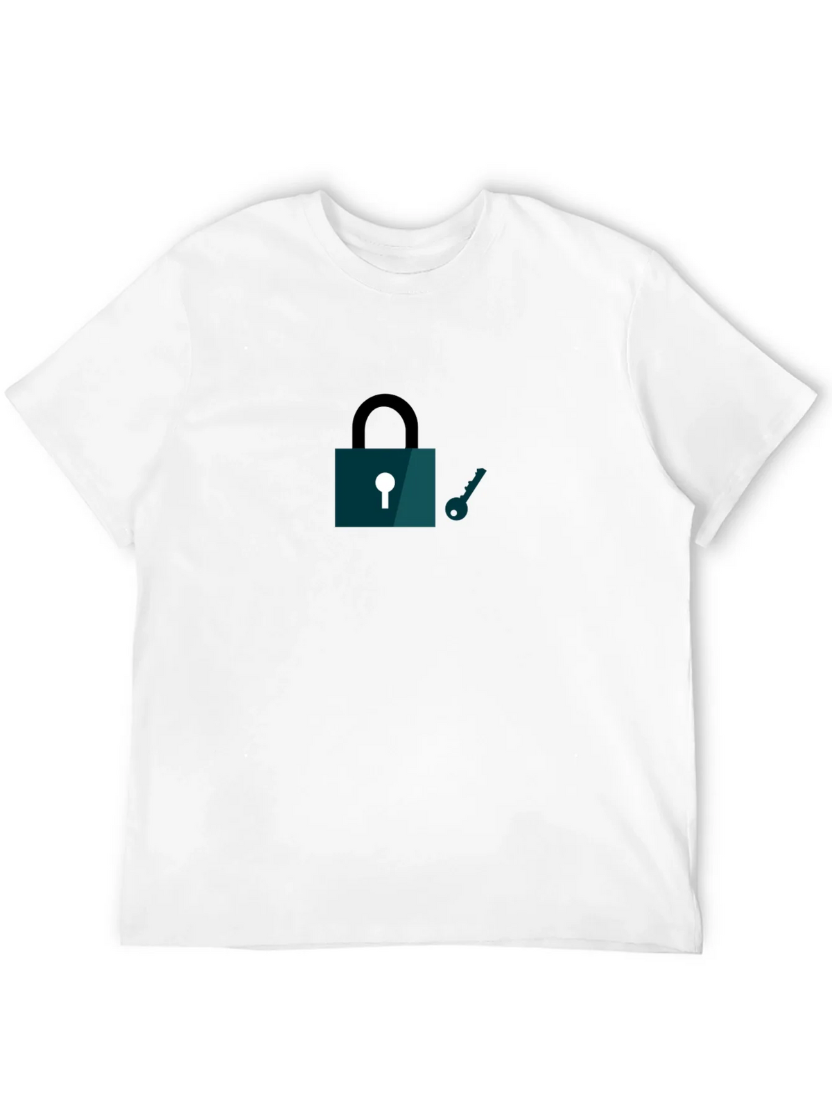 Lock and Key Graphic T-Shirt - Black product image 3