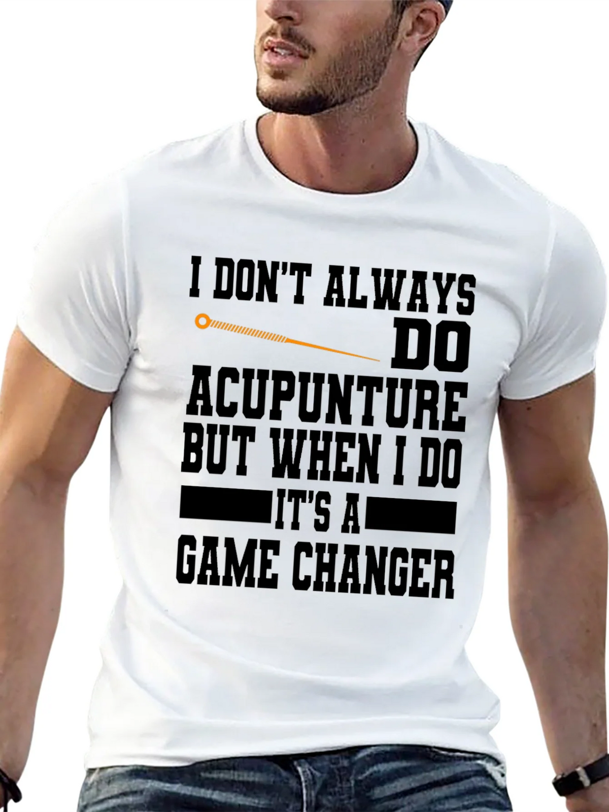Acupuncture Game Changer Black T-Shirt product image 4