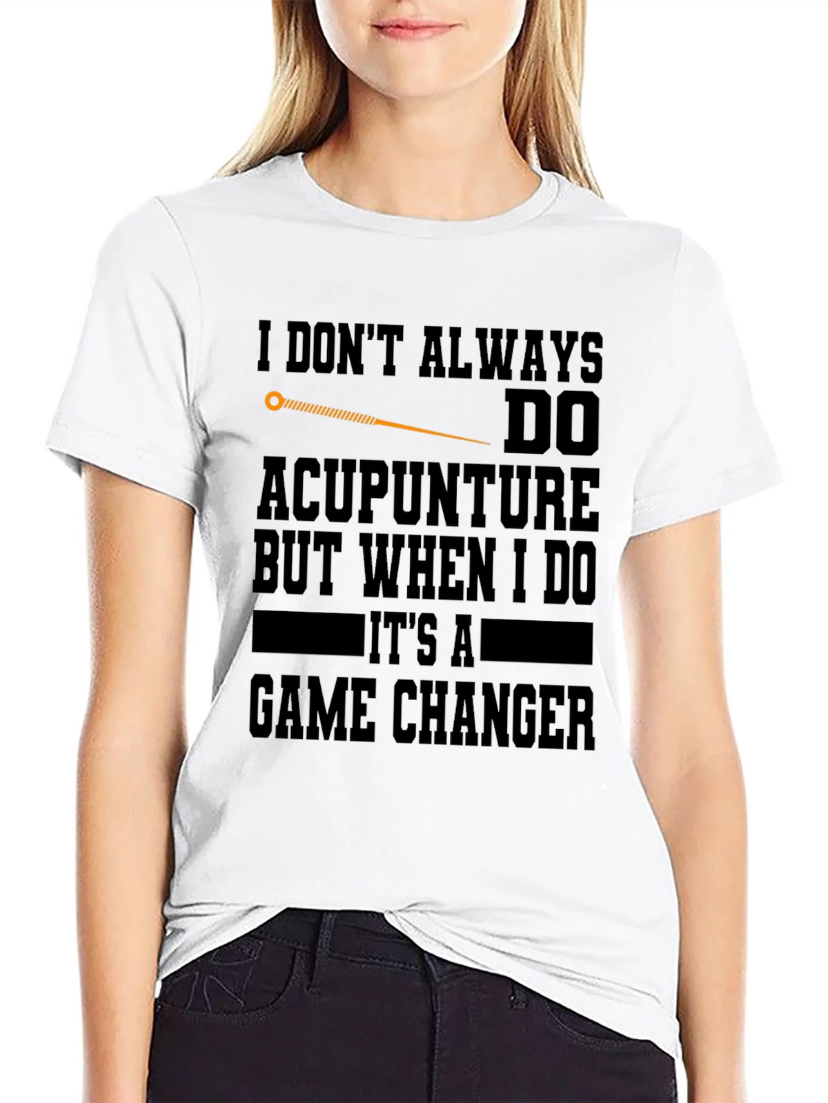 Acupuncture Game Changer Black T-Shirt product image 11