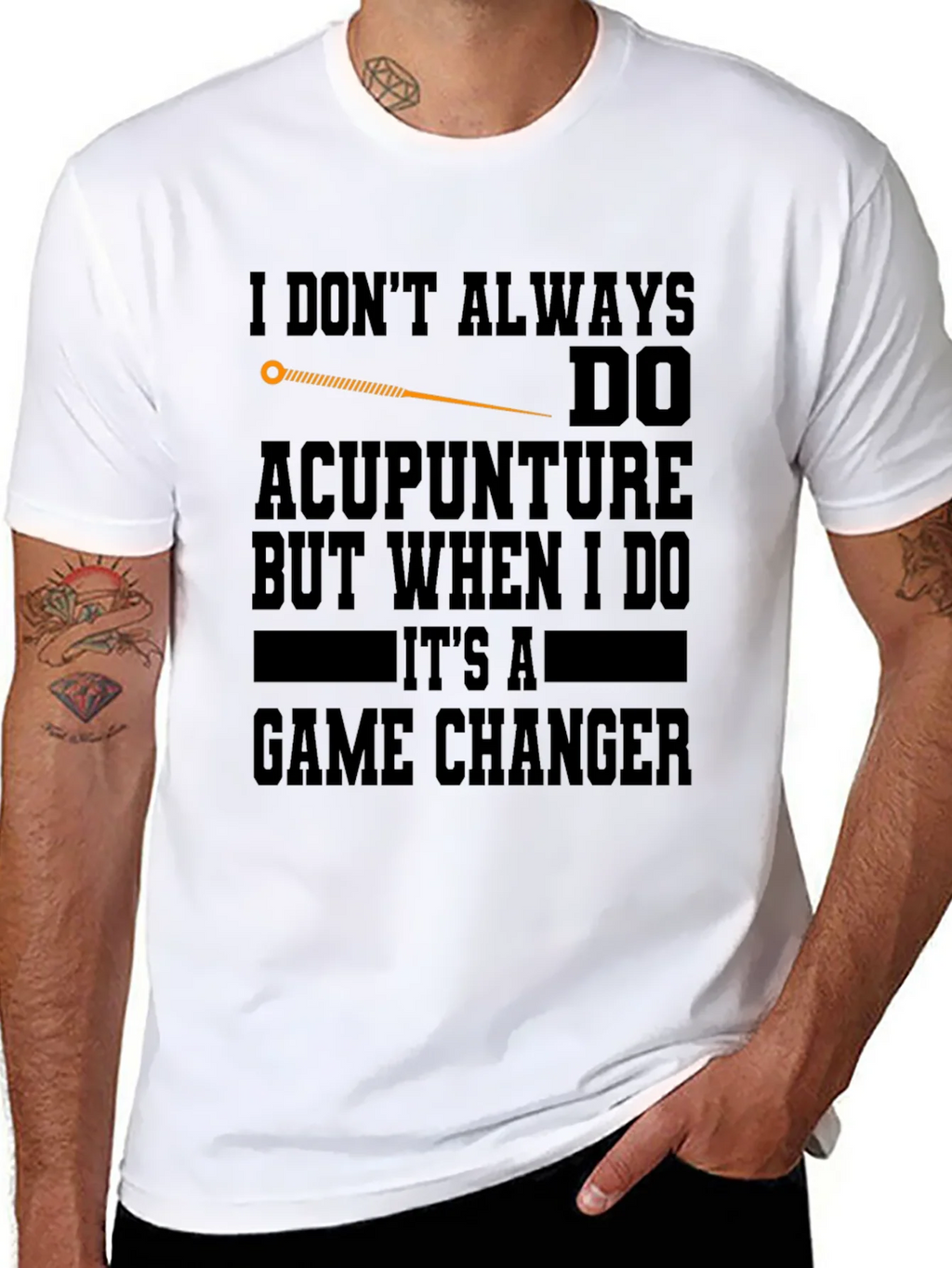 Acupuncture Game Changer Black T-Shirt product image 10