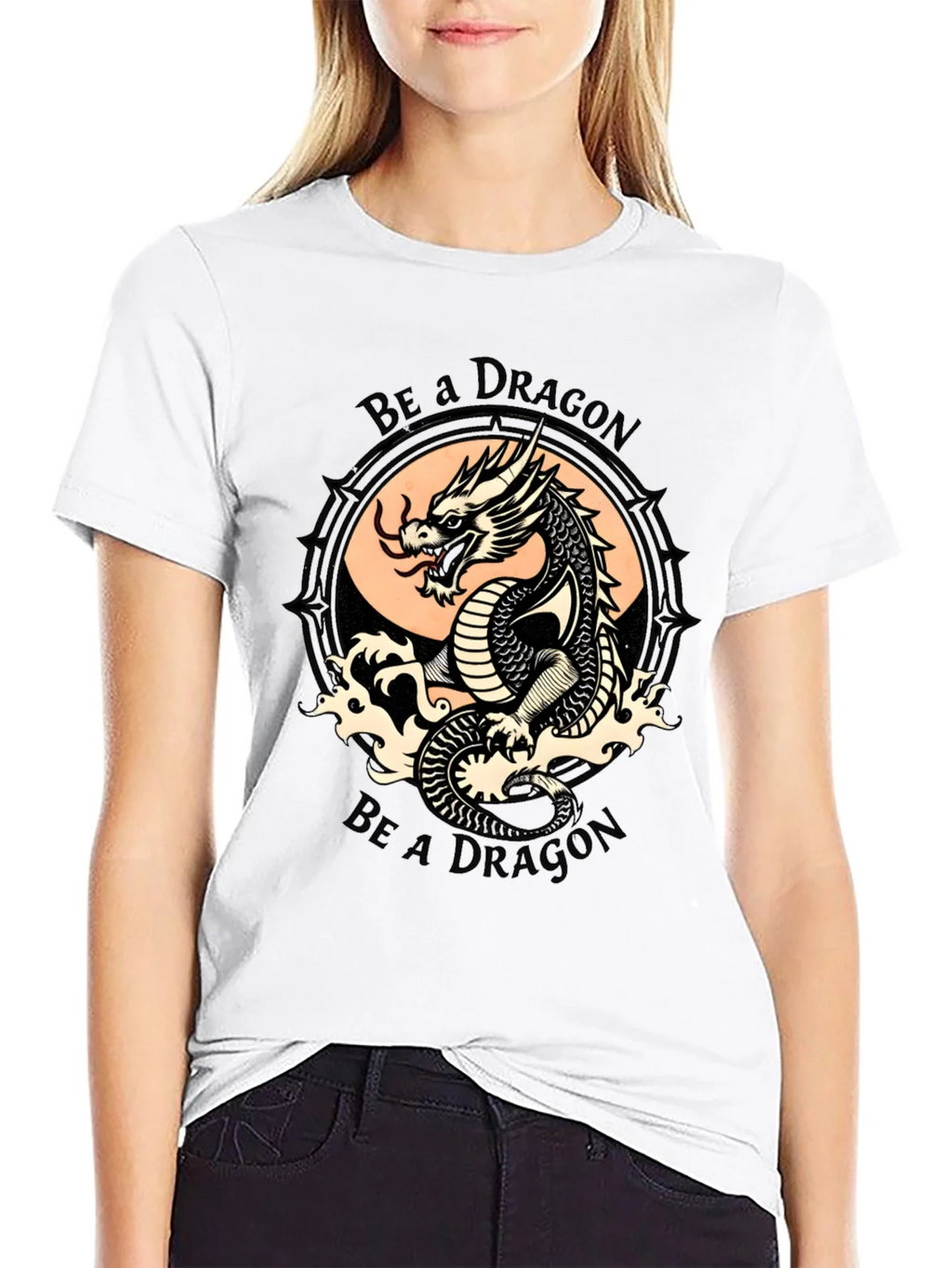 Be a Dragon Graphic Tee - Stylish Black T-Shirt product image 11