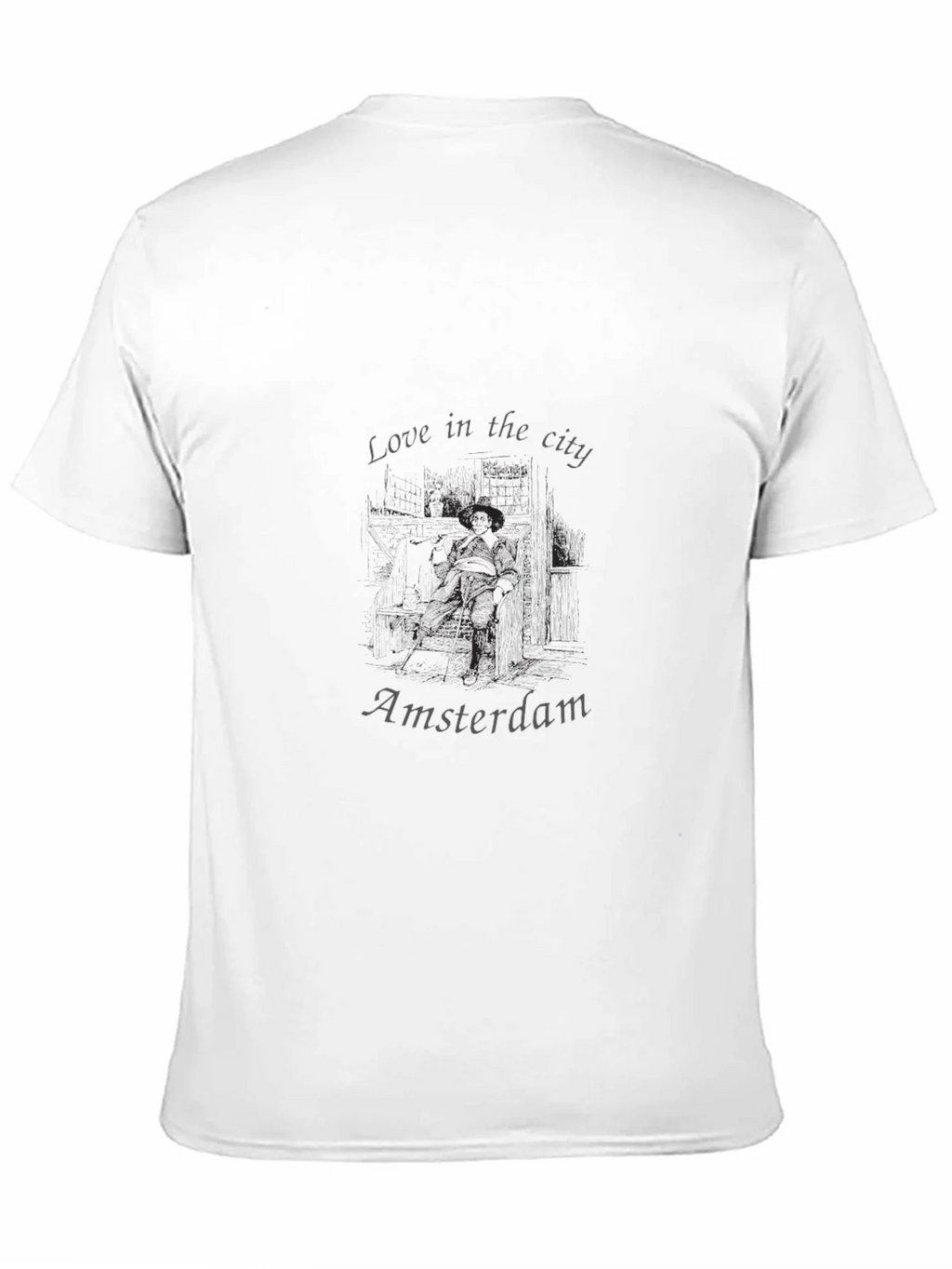 Love in the City Amsterdam Black T-Shirt product image 2