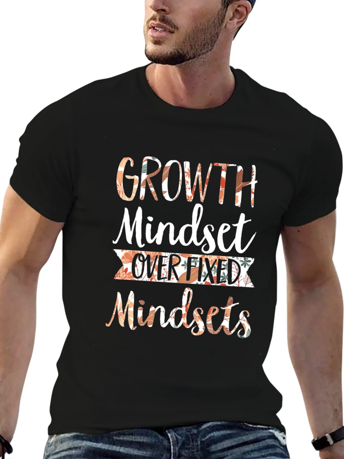 Growth Mindset Graphic T-Shirt Motivational Tee product image 9