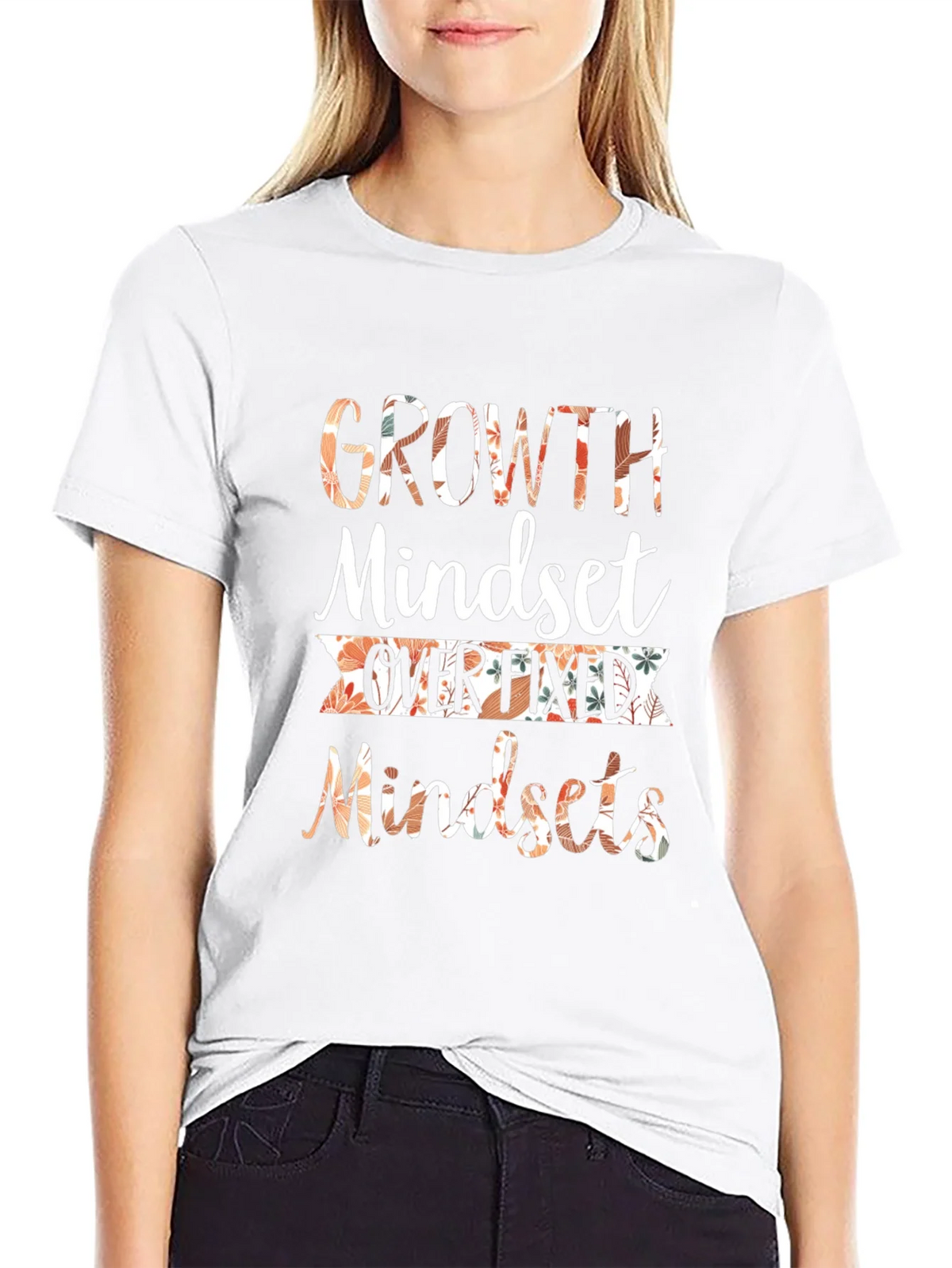 Growth Mindset Graphic T-Shirt Motivational Tee product image 11