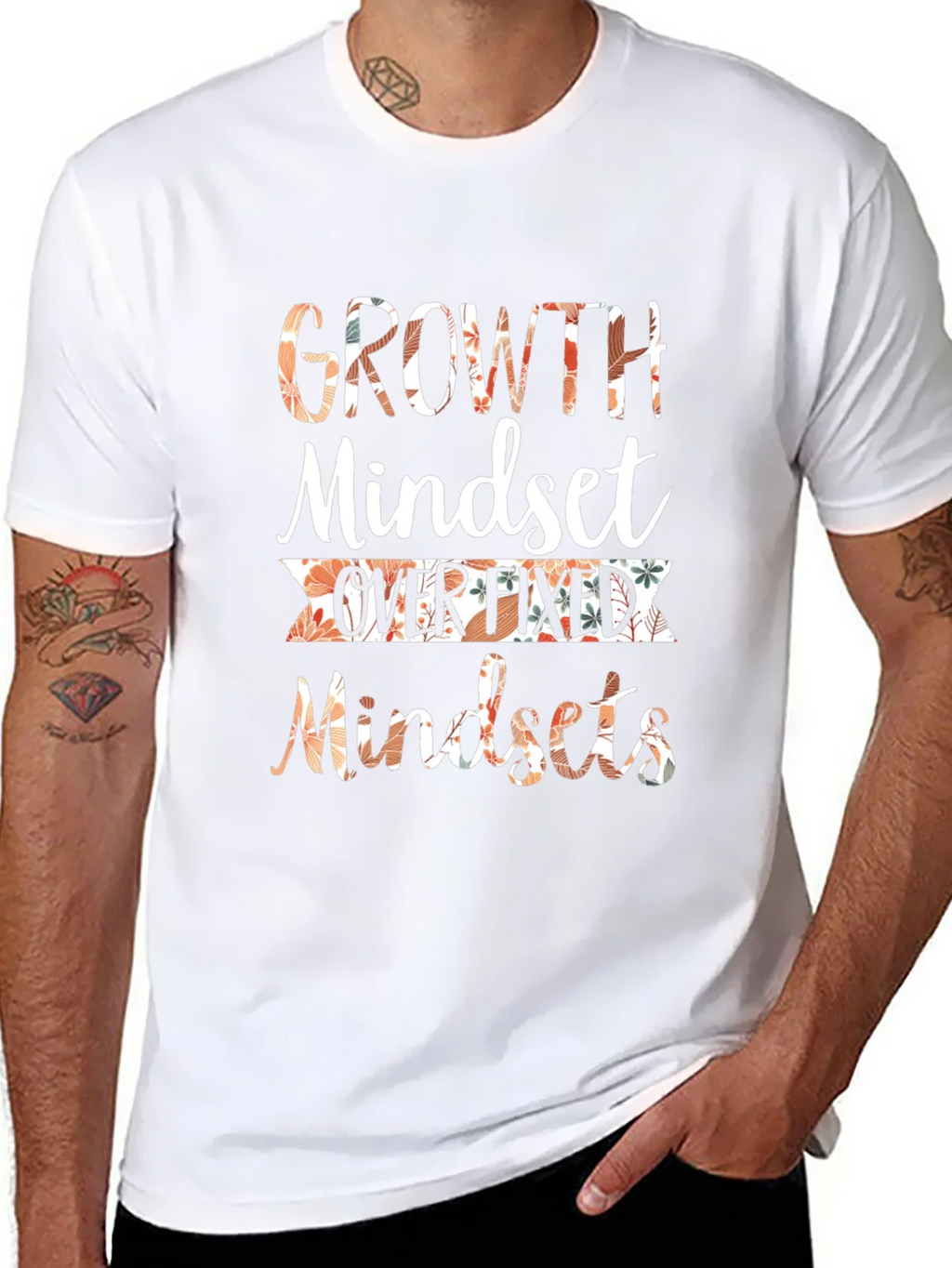Growth Mindset Graphic T-Shirt Motivational Tee product image 10