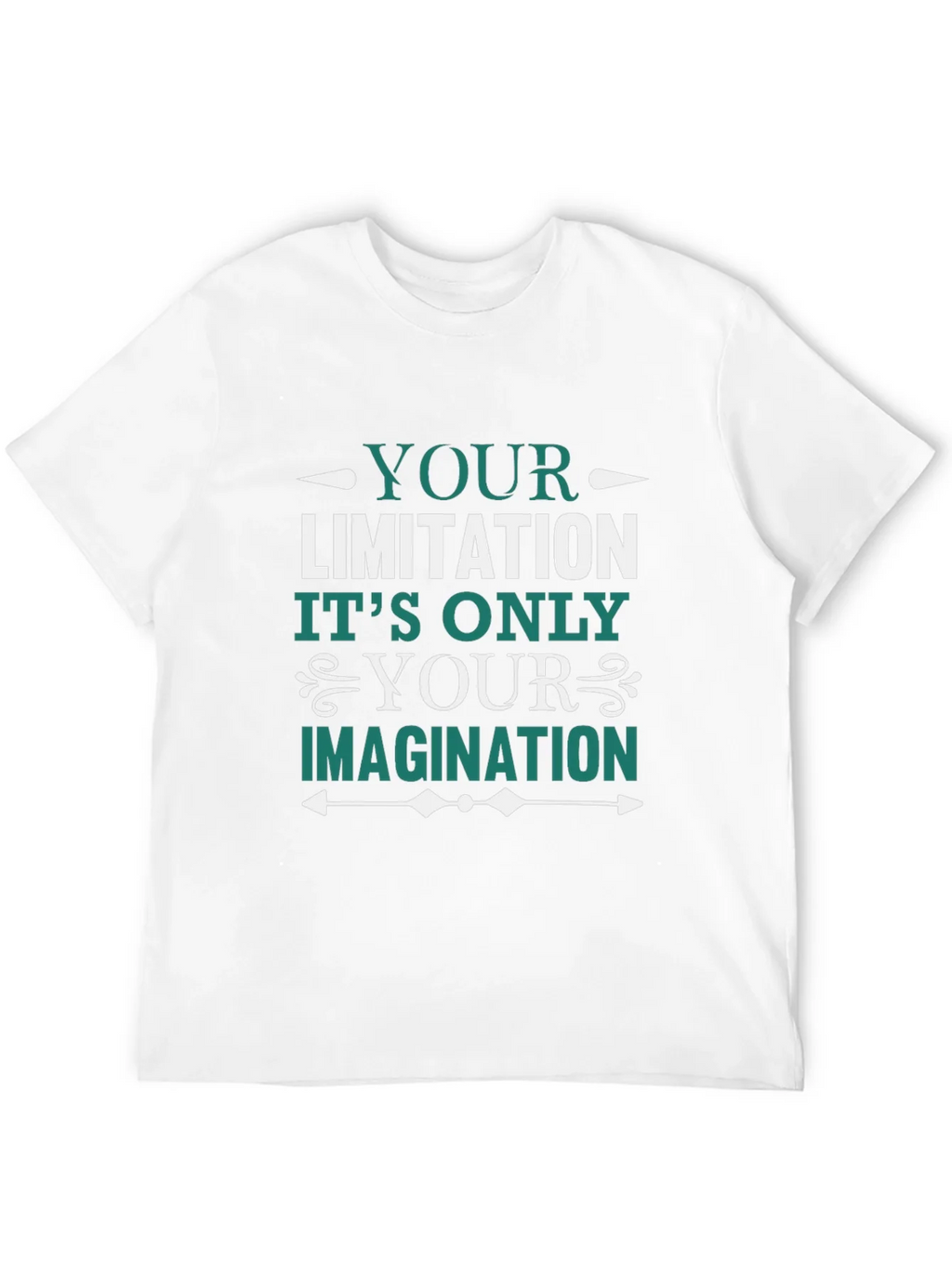 Motivational T-Shirt: Your Limitation is Imagination product image 3