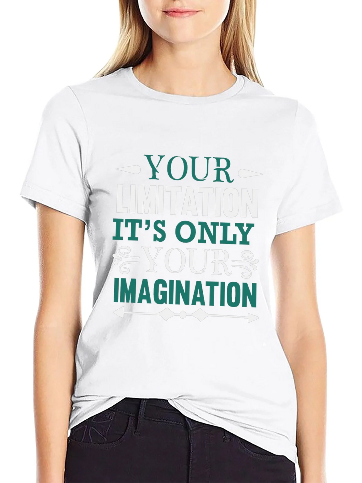 Motivational T-Shirt: Your Limitation is Imagination product image 11