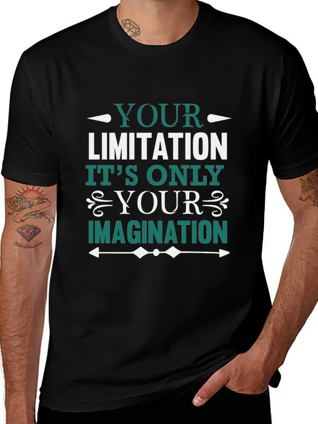 Motivational T-Shirt: Your Limitation is Imagination product image 1
