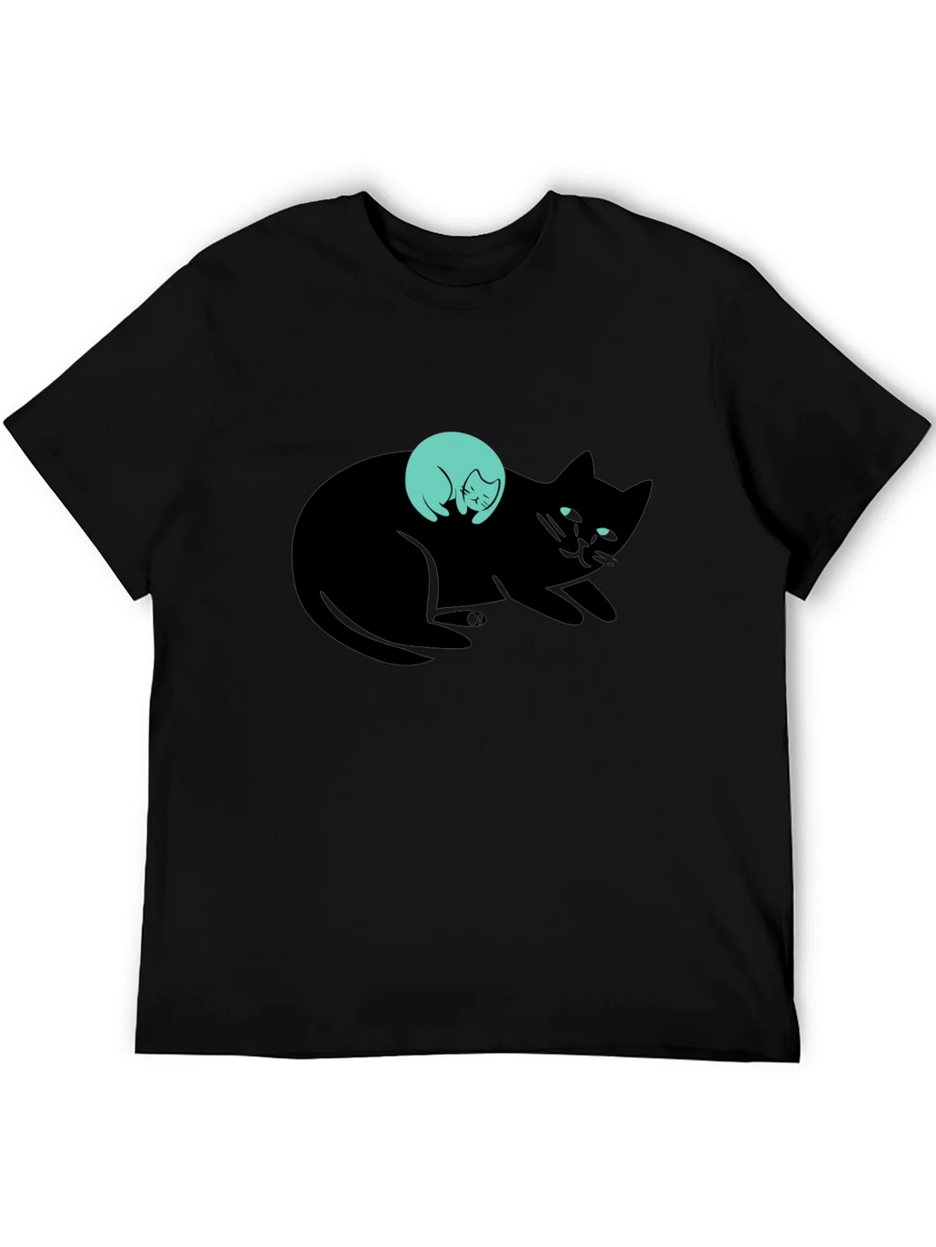 Black Cat & Kitten Graphic Tee product image 8