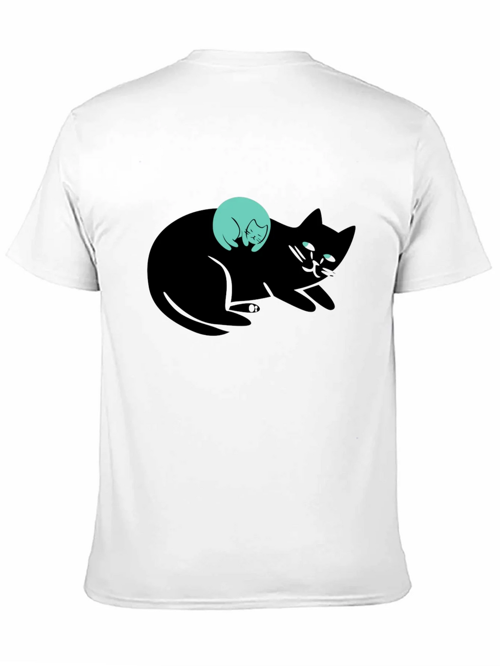 Black Cat & Kitten Graphic Tee product image 2
