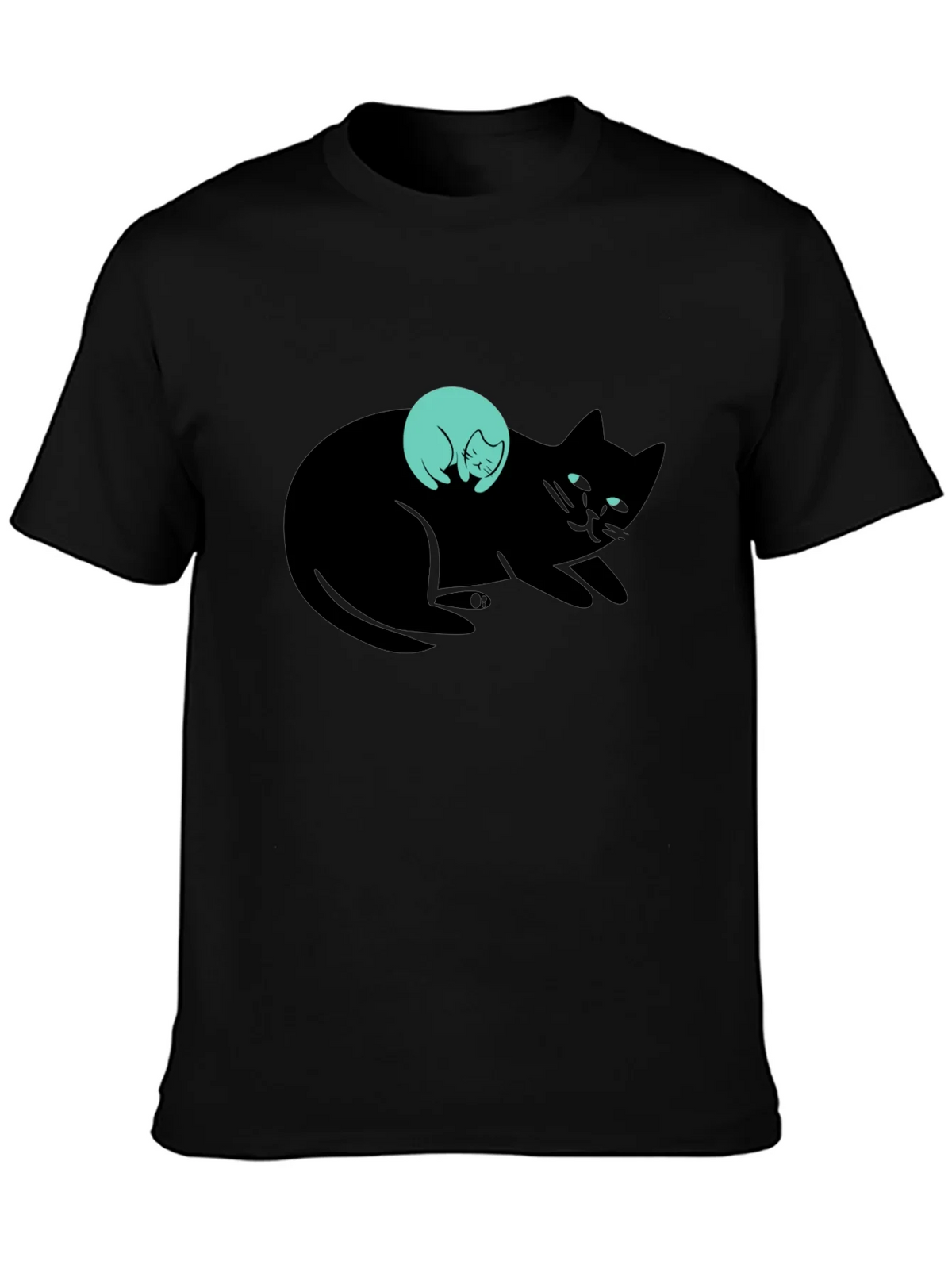 Black Cat & Kitten Graphic Tee product image 6