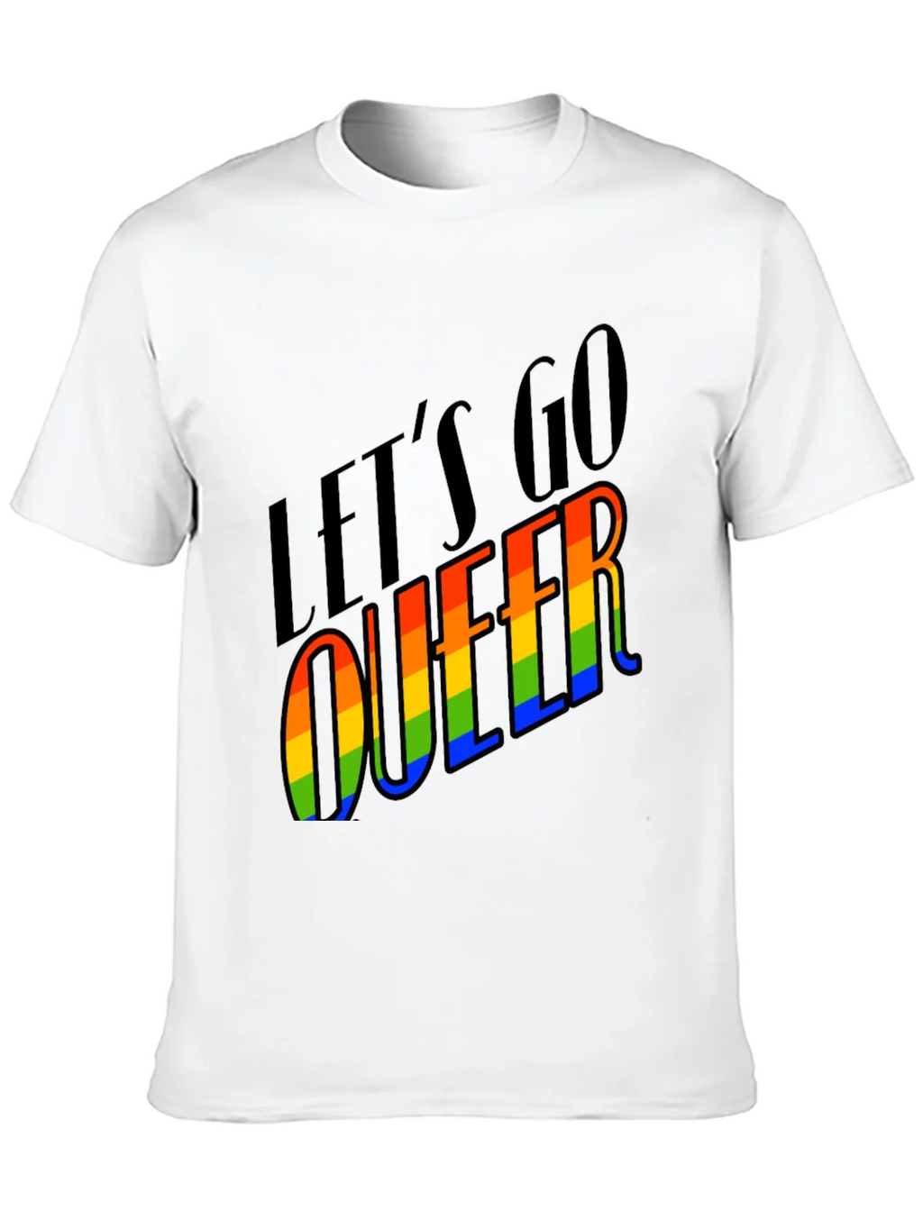 Lets Go Queer Pride T-Shirt - Black LGBTQ Tee product image 12