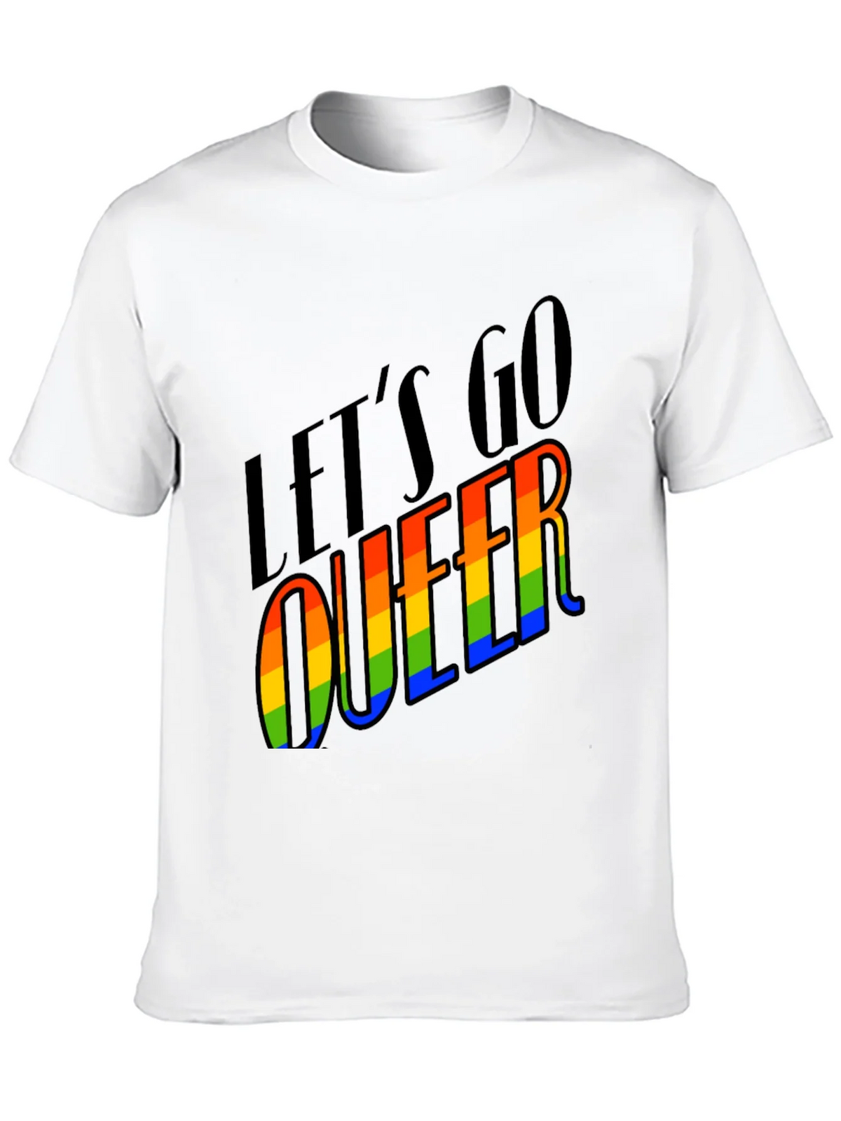 Lets Go Queer Pride T-Shirt - Black LGBTQ Tee product image 12