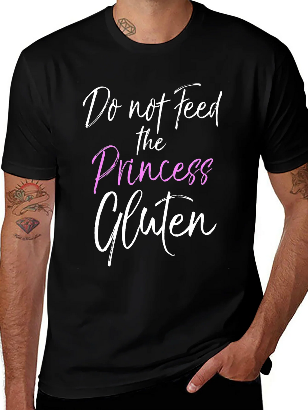 Do Not Feed the Princess Gluten T-Shirt product image 1