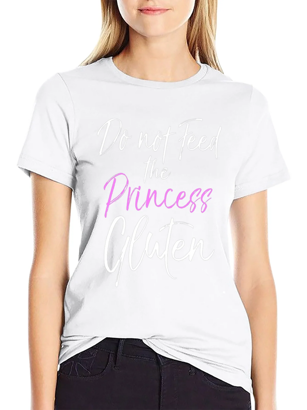 Do Not Feed the Princess Gluten T-Shirt product image 11