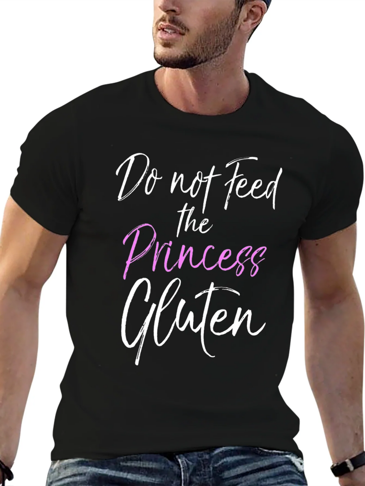 Do Not Feed the Princess Gluten T-Shirt product image 9