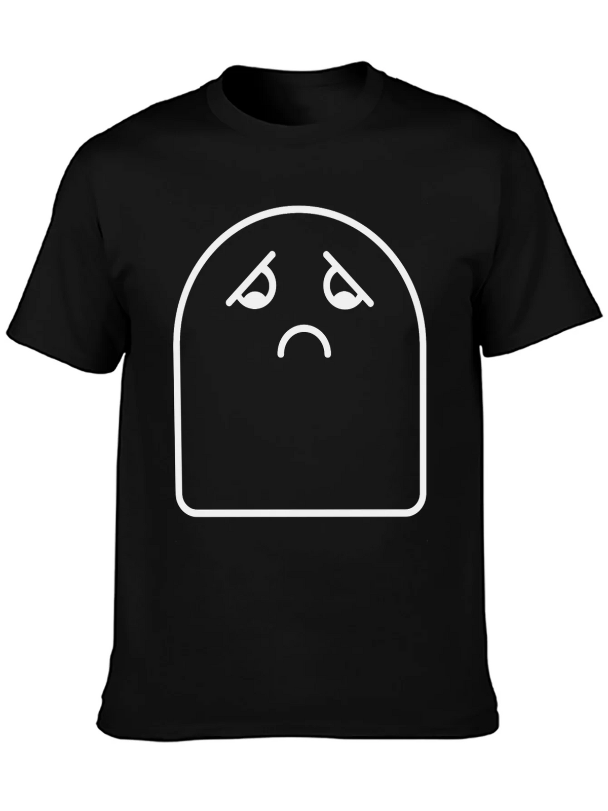 Sad Mood Graphic Tee - Comfort Black T-Shirt product image 6
