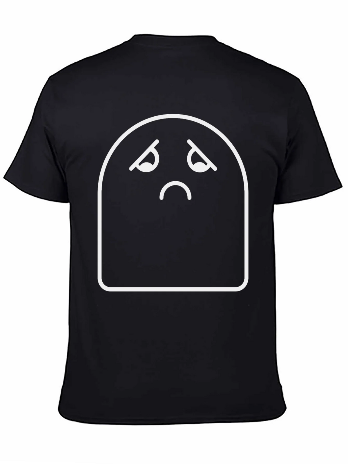Sad Mood Graphic Tee - Comfort Black T-Shirt product image 7