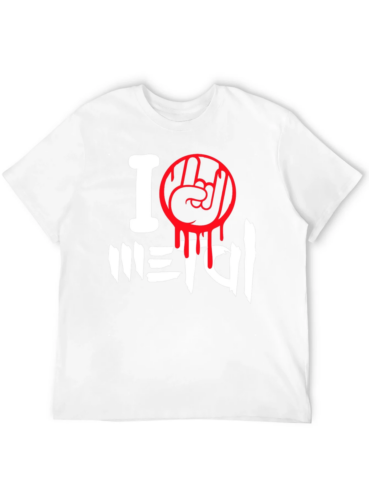 I Love Metal Graphic T-Shirt product image 3