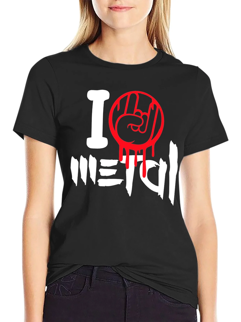 I Love Metal Graphic T-Shirt product image 5