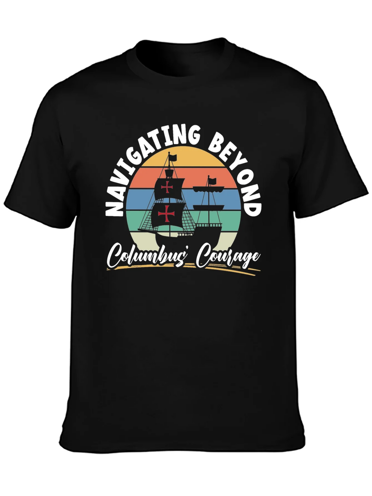 Navigating Beyond Columbus Courage Graphic Tee product image 6