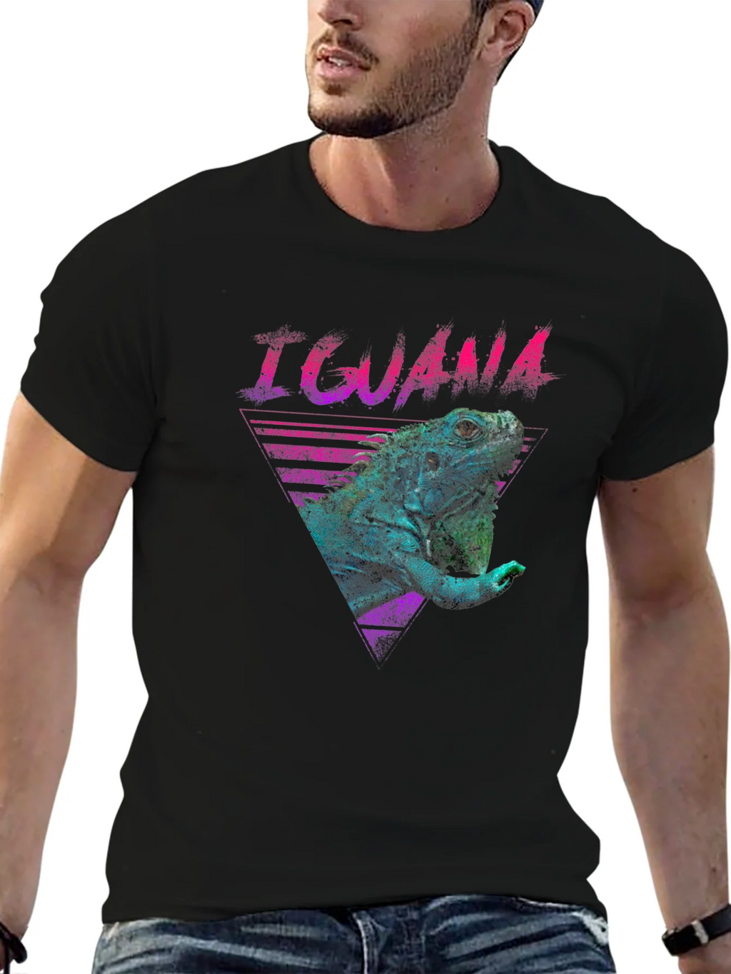 Iguana Retro T-Shirt - Vibrant Graphic Tee product image 9